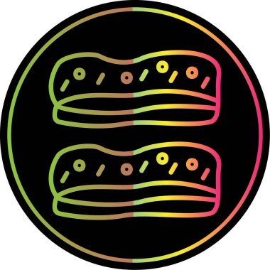 Çizgi film simgesinin vektör çizimi