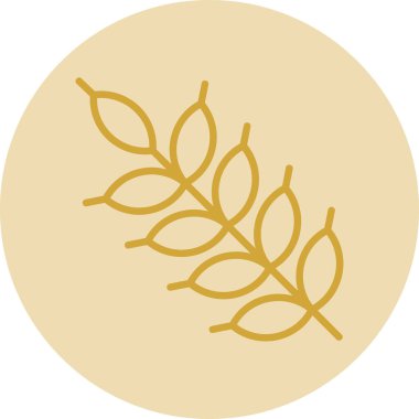 Yaprak. Web simgesi basit tasarım