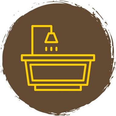 küvet web simgesi basit illüstrasyon 