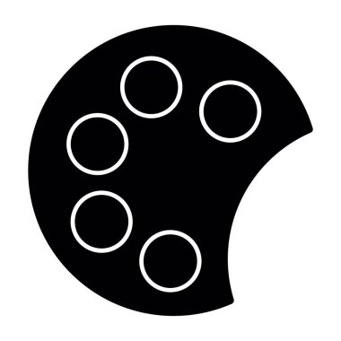 bowling. Web simgesi basit illüstrasyon