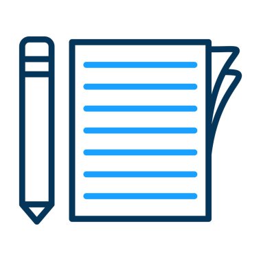 belge simgesi, vektör illüstrasyonu basit tasarım