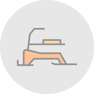 Modern simgenin vektör illüstrasyonu