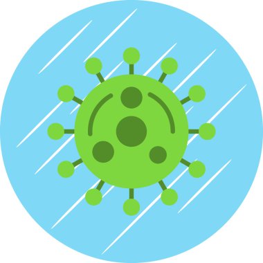 Virüs. Web simgesi basit illüstrasyon 