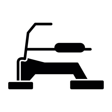 Elektrik süpürgesi ikon vektör illüstrasyonu