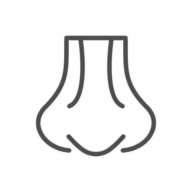 Çizgi kahve fincanı simgesinin vektör çizimi