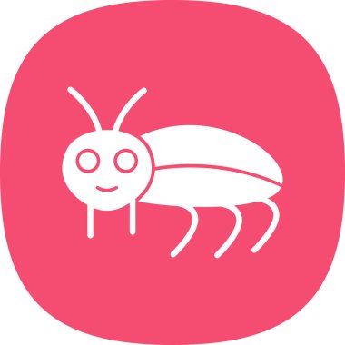 hata böceği simgesi vektör illüstrasyonu