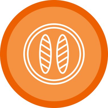 Gıda simgesinin vektör illüstrasyonu