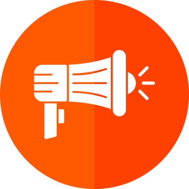 Hoparlör web simgesi, basit vektör illüstrasyonu