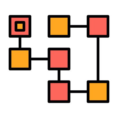 ağ paylaşım simgesi çizimi