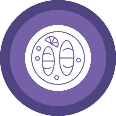 Gıda simgesinin vektör illüstrasyonu