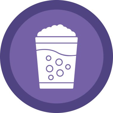 Bardak. Web simgesi basit illüstrasyon