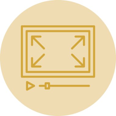 vektör Film simgesi illüstrasyonu