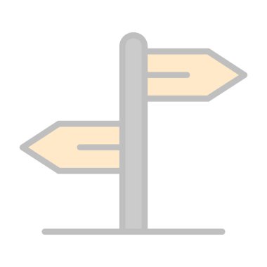 Düz ok simgesi. illüstrasyon vektörü