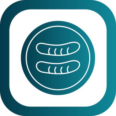 ekmek ikonu vektör illüstrasyonu