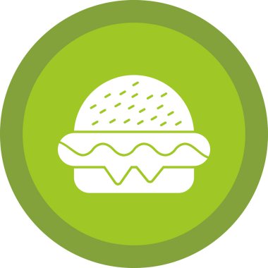 Hamburger ikonu vektör illüstrasyonu, web tasarımı