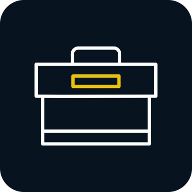 Çanta. Web simgesi basit tasarım