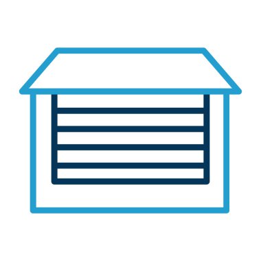 garaj simgesi vektör illüstrasyonu