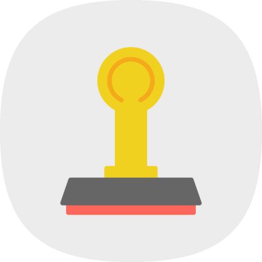 Damga web simge vektör çizim