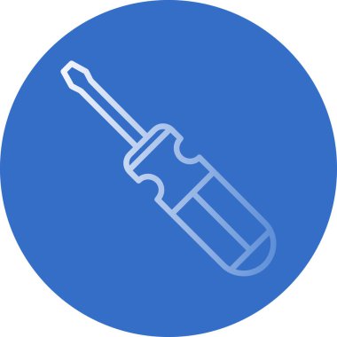 tornavida aracı simge vektör illüstrasyon tasarımı