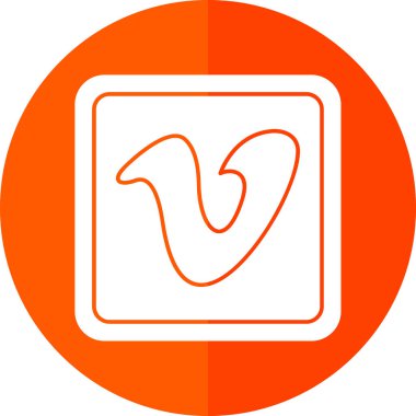 vimeo square logosu, web illüstrasyon simgesi