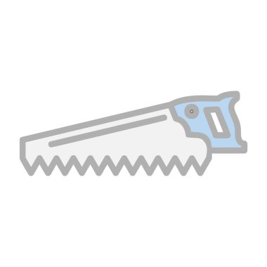 El testeresi simgesi, web basit illüstrasyonu