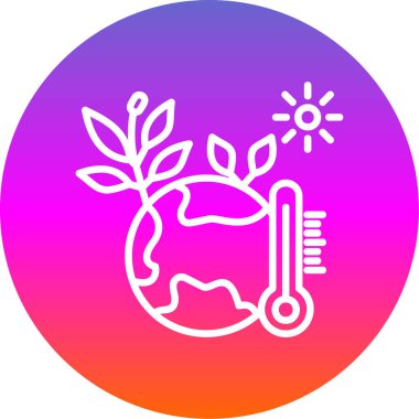 Bir yaprak simgesinin vektör illüstrasyonu