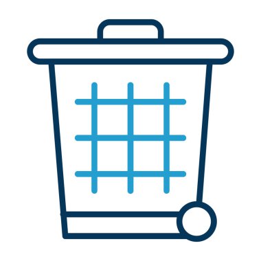 Çöp kutusu vektör illüstrasyonuName 