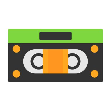 kaset teyp vektör simgesi