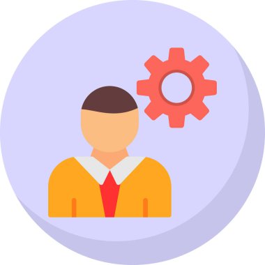 Employee businessman icon vector illustration