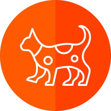 kedi simgesi vektör illüstrasyonu