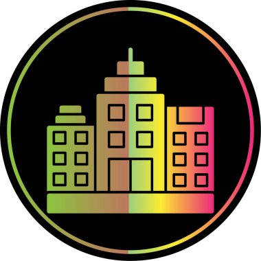 modern yapı web simgesi, vektör illüstrasyonu