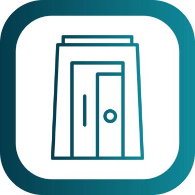 Eşsiz kapılar vektör simgesi ph