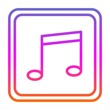 müzik çalar ikon vektör illüstrasyonu