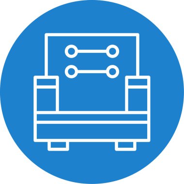 Seo simgesinin vektör illüstrasyonu