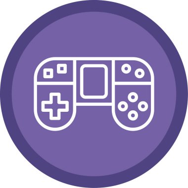 Gamepad Konsol vektör illüstrasyonu