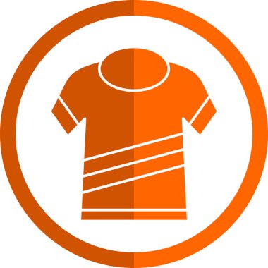 tshirt simgesi vektör illüstrasyonu