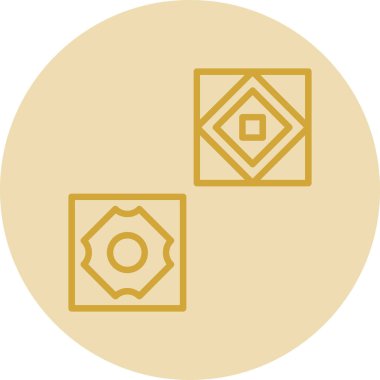 Bir yıldız simgesinin vektör illüstrasyonu