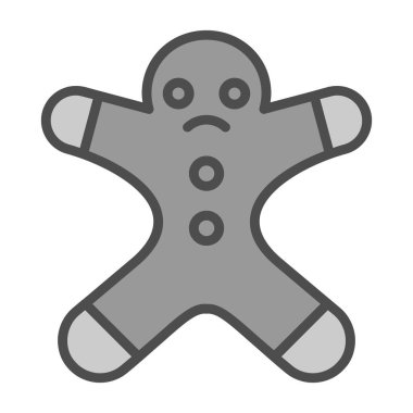 Zencefilli adam grafik web simgesi basit illüstrasyon 