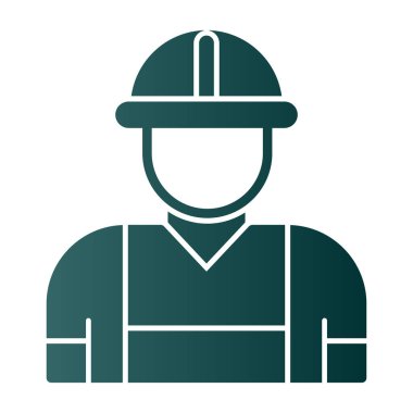 Miğfer vektör illüstrasyonlu mimar. 