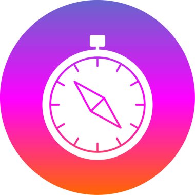 vector illustration of Compass modern icon            