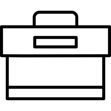 Çanta. Web simgesi basit tasarım