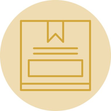 kutu simgesi, vektör illüstrasyonu basit tasarım