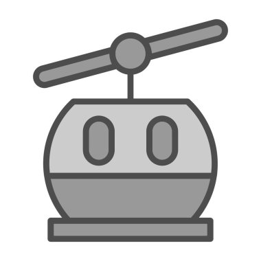 Modern b 'nin vektör çizimi gemi simgesinden yoksun