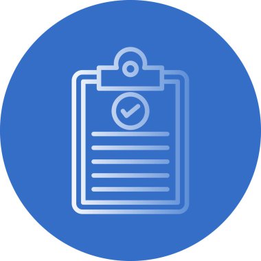 Basit düz pano simgesi vektör illüstrasyon tasarımı