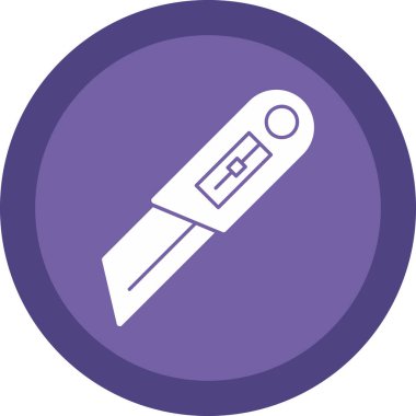 Cutter ağ simgesi vektör illüstrasyonu