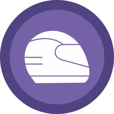 Kask simge yarış, illüstrasyon vektör 