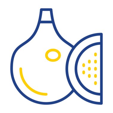 Limon simgesinin vektör illüstrasyonu