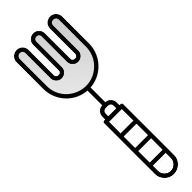 Çatal bıçak simgesi vektör çizimi çizimi