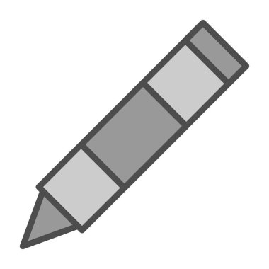 pastel boya simge vektör çizim