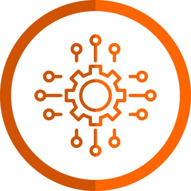 Teçhizat Web simgesi basit illüstrasyon